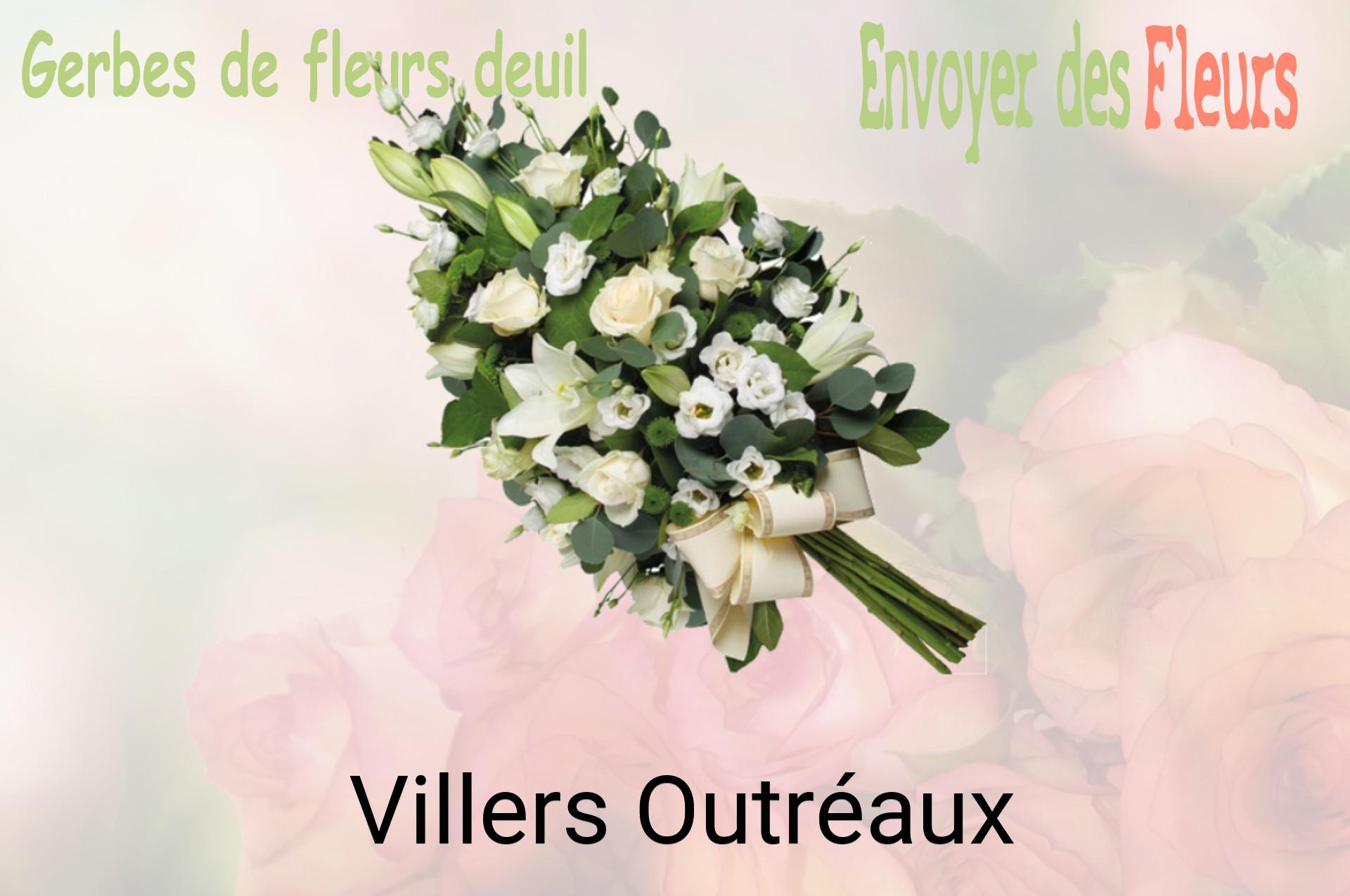 Gerbe de fleurs de deuil livrée à Villers-Outréaux